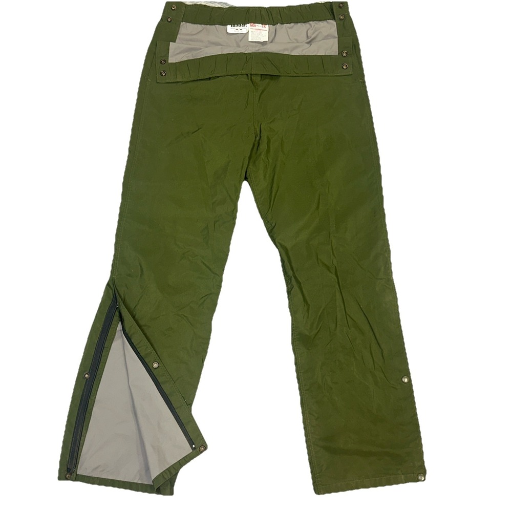 Vintage Blauer Gore Tex Rain‎ Shell Pants Men M  Long Army Green Water Resistant